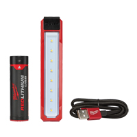 USB Rover Pocket Flood Light, LED, 445 Lumens, 2 Hrs. Run Time, Rechargeable Battery, Plastic Equipex