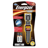 Vision HD Flashlight, LED, 400 Lumens, AA Batteries Equipex