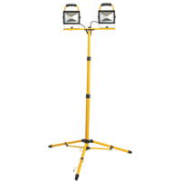 Twin-Head Work Light, LED, 40 W, 4800 Lumens, Aluminum Housing Equipex