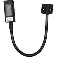 LED Gooseneck Maplight, 1 W, LED, 12" Neck, Black Equipex