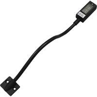 LED Gooseneck Maplight, 1 W, LED, 12" Neck, Black Equipex