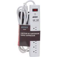 USB Charging Surge Protector, 6 Outlets, 1200 J, 1875 W, 6' Cord Equipex