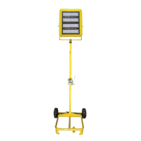 Single-Head Cart with Winch, LED, 200 W, 30000 Lumens, Aluminum Housing Equipex