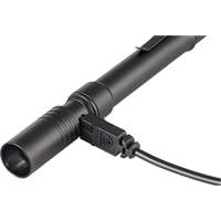 Lampe de poche stylo USB Stylus Pro, DEL, 350 lumens, Corps en Aluminium, piles Rechargeable, Compris Equipex
