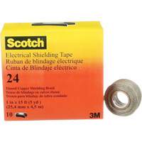 Ruban isolant de blindage Scotch, 25,4 mm (1") x 4,6 m (15'), Noir, 16 mils Equipex