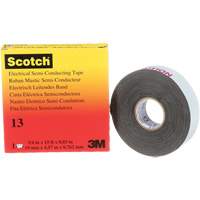 Ruban isolant semi-conducteur Scotch, 19 mm (3/4") x 4,6 m (15'), Noir, 30 mils Equipex