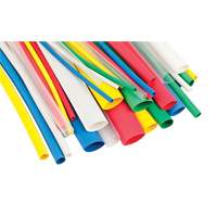 Tube thermor&eacute;tractable, Paroi mince, 1/2', 0,25" (6,35mm) - 0,25" (6,35mm) Equipex