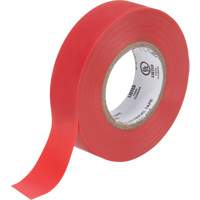 Ruban isolant, 19 mm (3/4") x 18 m (60'), Rouge, 7 mils Equipex