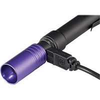 Lampe stylo UV avec port de recharge micro USB Stylus Pro, DEL, Corps en Aluminium, piles Rechargeable, Compris Equipex