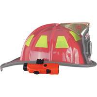 Vantage&reg; 180 X Multi-Fuel Helmet/Right Angle Flashlight, LED, Rechargeable/CR123A Batteries, Nylon Polymer Equipex
