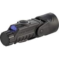 Vantage&reg; 180 X Multi-Fuel Helmet/Right Angle Flashlight, LED, Rechargeable/CR123A Batteries, Nylon Polymer Equipex