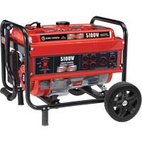 Generator with Wheel Kit, 5100 W Surge, 4000 W Rated, 120 V/240 V, 15 L Tank Equipex