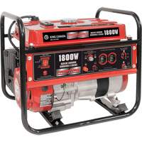 Gasoline Generator, 1800 W Surge, 1400 W Rated, 120 V, 7 L Tank Equipex