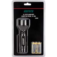 AFL300 Flashlight, LED, 180 Lumens, AA Batteries Equipex