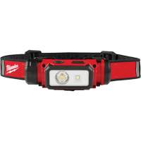 REDLITHIUM USB Hardhat Headlamp, LED, 600 Lumens, 5 Hrs. Run Time, Rechargeable Batteries Equipex