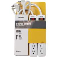 Bloc multiprise paquet de 2, 6 Prise(s), 3', 15 A, 1875 W, 125 V Equipex