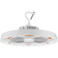 UFO High Bay Light, LED, 120 - 347 V, 200 W, 7.3" H x 11" W Equipex