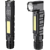 Multifunctional Work Light, LED, 500 Lumens, Rechargeable Batteries Equipex