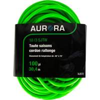 Cordon rallonge de calibre industriel, Toutes saisons, SJTW, AWG 10/3, 15 A, 100' Equipex