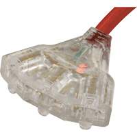 Rallonge pour g&eacute;n&eacute;ratrice avec triple fiche, STW, AWG 10, 3 prise(s), 25' Equipex
