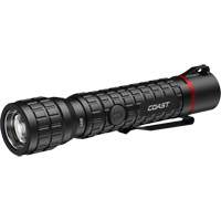 G40R Waterproof Flashlight with Twist Focus, LED, 650 Lumens, Rechargeable Batteries Equipex