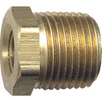 R&eacute;duction m&acirc;le-femelle pour tuyau, 3/8" x 1/4", NPT x FPT, Laiton Equipex
