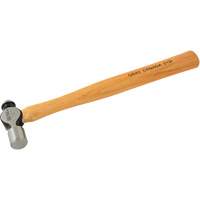 Ball Pein Hammer, 8 oz. Head Weight, Plain Face, Wood Handle Equipex