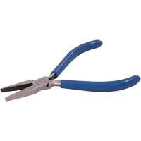 Pince &agrave; bec plat miniature avec prises enduites de vinyle, 4-1/2" lo Equipex