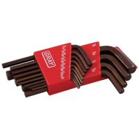 Short Arm Hex Key Set, 13 Pcs., Imperial Equipex