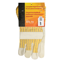 Gants d'ajusteur &agrave; paume renforc&eacute;e, Grand, Paume en Cuir fleur de vache, Doublure en Coton Equipex