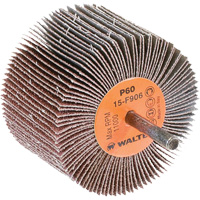 Flap Wheels-Coolcut Flap Wheels, Aluminum Oxide, 60 Grit, 3" x 2" x 1/4" Equipex