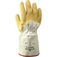 Gants robustes 99NFW, 10/Grand, R&ecirc;vetement Latex de caoutchouc, Enveloppe en Coton Equipex
