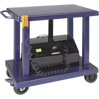 Hydraulic Lift Table, Steel, 24" W x 36" L, 2000 lbs. Capacity Equipex